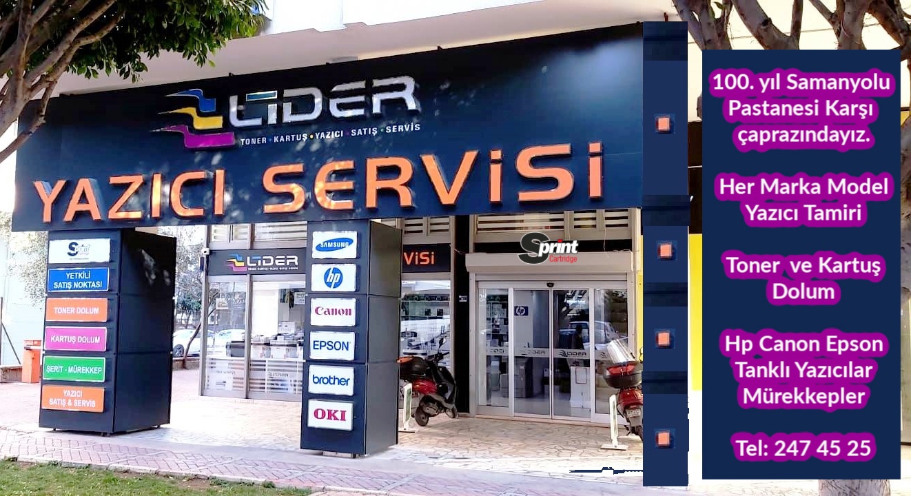  Antalya toner ucuz muadil toner yazıcı satış servis antalya toner dolum